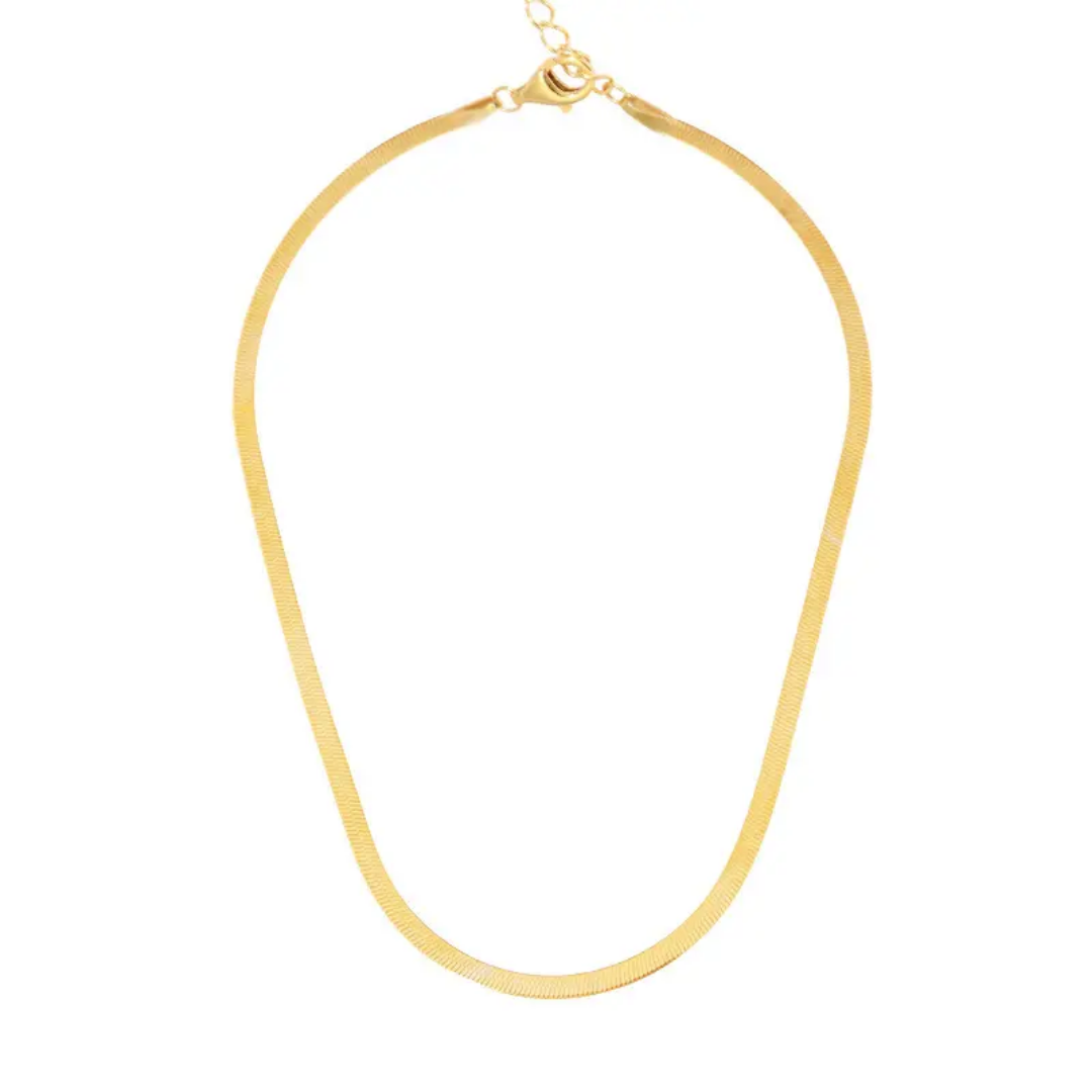 Solara Herringbone Necklace