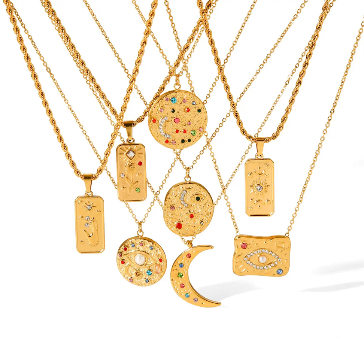 Solstice Tag Necklace
