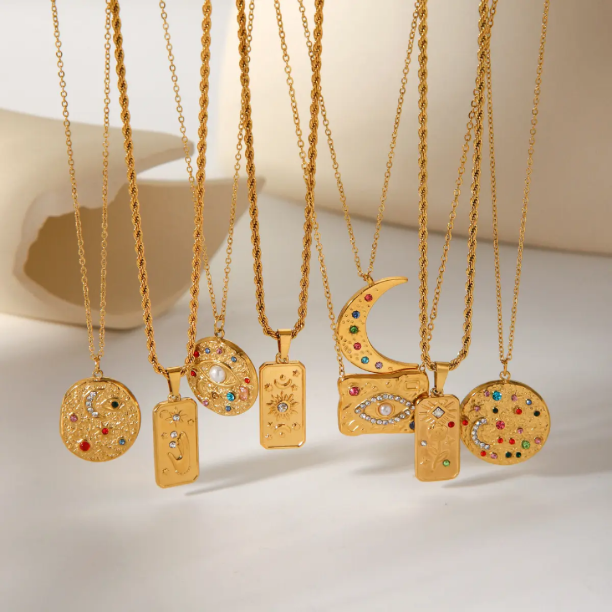 Solstice Tag Necklace