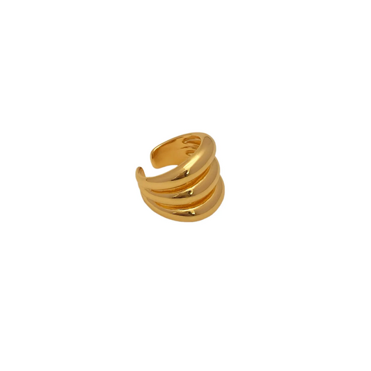 Elara Bold Cuff Ring