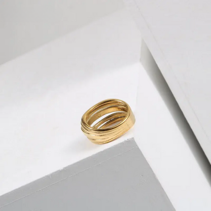 Solana Stacked Dome Ring