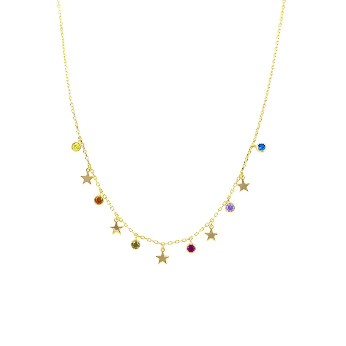 Stella Starburst Charm Necklace