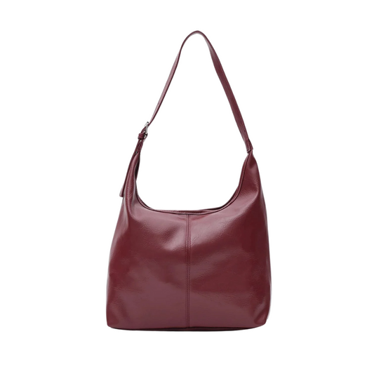 Bordeaux Luxe Hobo Bag